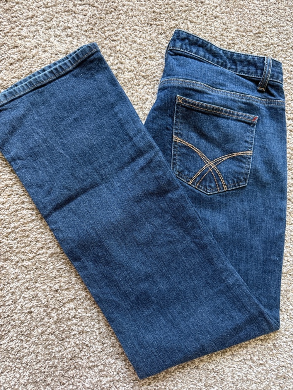 TOMMY HILFIGER 💙BLUE💙 DENIM CLASSIC HOPE BOOTCUT JEANS SIZE 14R 🌟EUC🌟